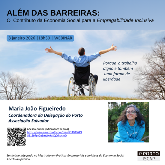 Além das Barreiras: o contributo da Economia Social para a Empregabilidade Inclusiva