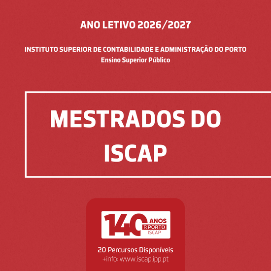 Candidatura aos Mestrados 2026/2027 - 1ª fase