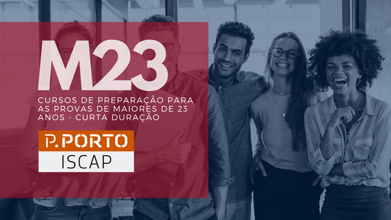 CURSOS BREVES DE PREPARAÇÃO PARA AS PROVAS DE MAIORES DE 23 ANOS