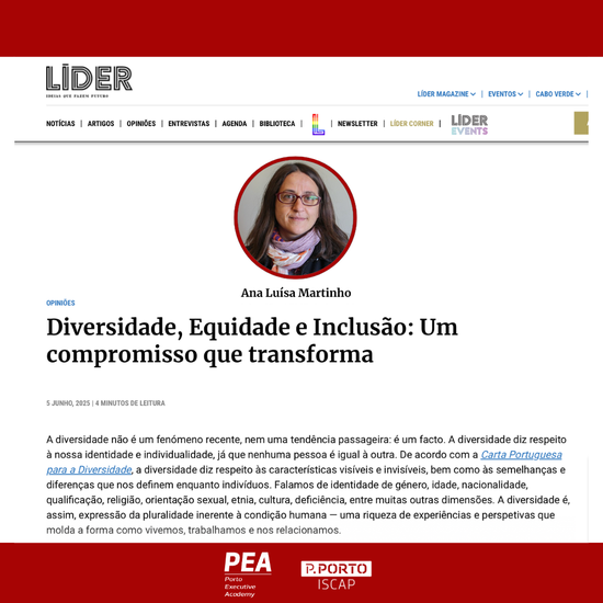 Diversidade, Equidade e Inclusão: Um compromisso que transforma