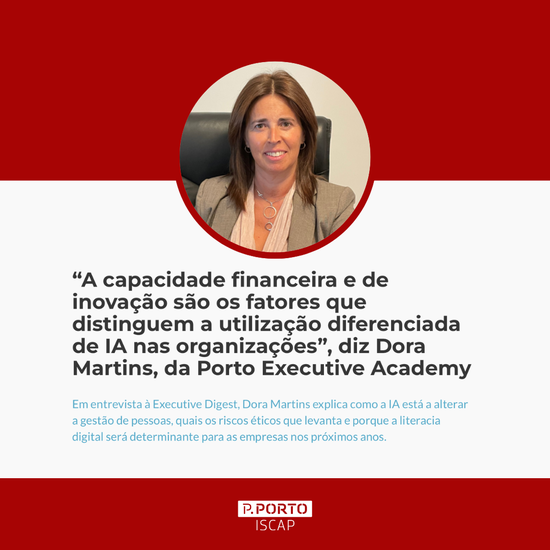 Docente Dora Martins em entrevista à Executive Digest