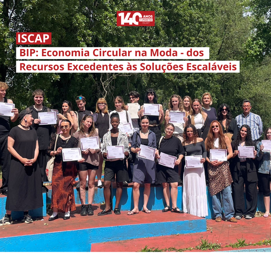 Economia Circular na Moda - dos Recursos Excedentes às Soluções Escaláveis - Mais um curso BIP sobre um tópico emergente