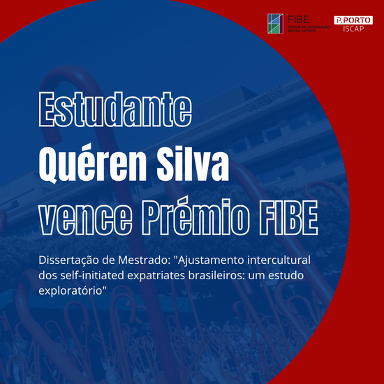 Estudante de mestrado do ISCAP vence Prémio FIBE