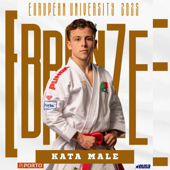 Estudante do ISCAP conquista medalha de bronze nos EUSA Combat Games 2025