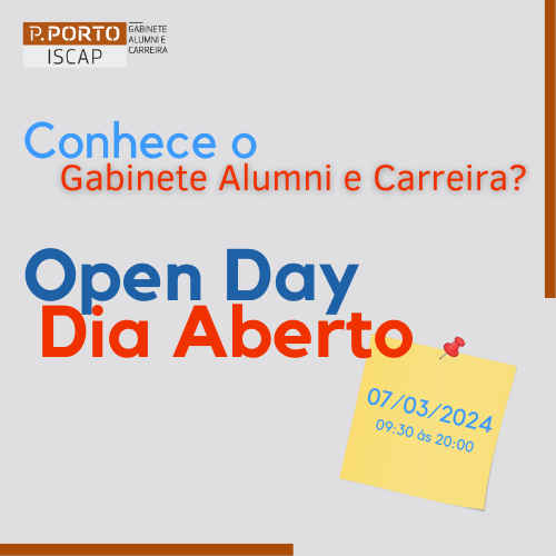 Gabinete Alumni e Carreira (GAC) | Open Day