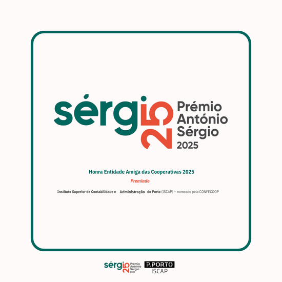 ISCAP distinguido com o Prémio “Entidade Amiga das Cooperativas 2025” pela CASES