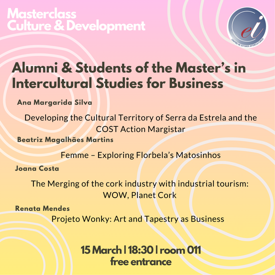 Masterclass “Culture & Development – Alumni & Students of the Master’s in Intercultural Studies for Business”