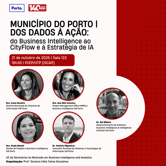 Município do Porto | Dos Dados à Ação: do Business Intelligence ao CityFlow e à Estratégia de IA