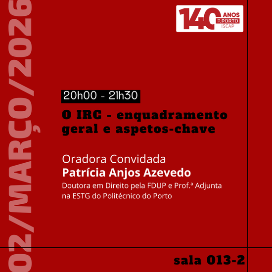 O IRC – enquadramento geral e aspetos-chave