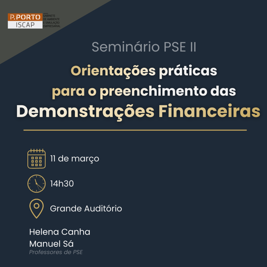 Orientações práticas para o preenchimento das Demonstrações Financeiras