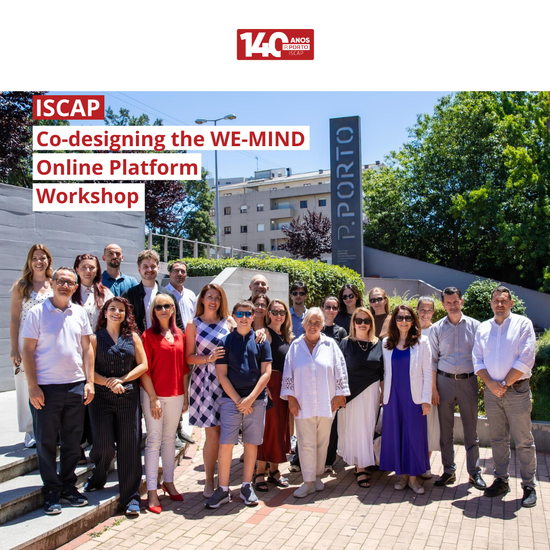 ISCAP | P.PORTO acolhe workshop internacional para cocriar plataforma digital de promoção da saúde mental no ensino superior