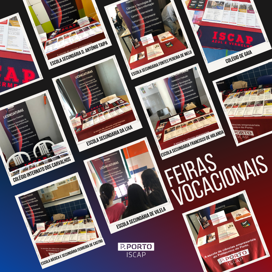 Participação do ISCAP em Feiras de Orientação Vocacional