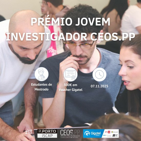 Prémio Jovem Investigador CEOS.PP '25