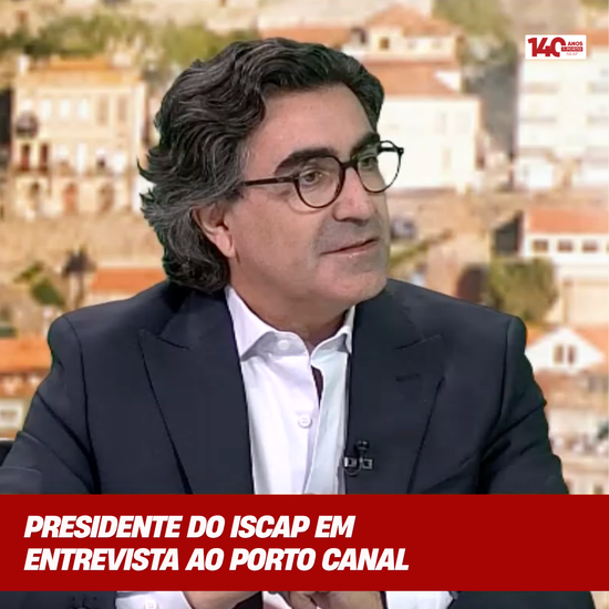 Presidente do ISCAP destaca forte procura pela instituição e os desafios do Ensino Superior em entrevista à Ordem do Dia do Porto Canal
