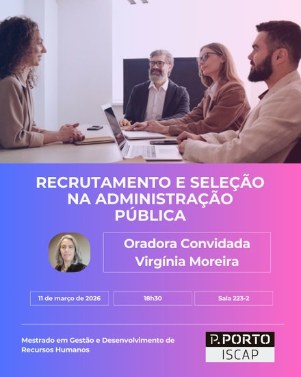 Recrutamento e Seleção na Administração Pública no ISCAP