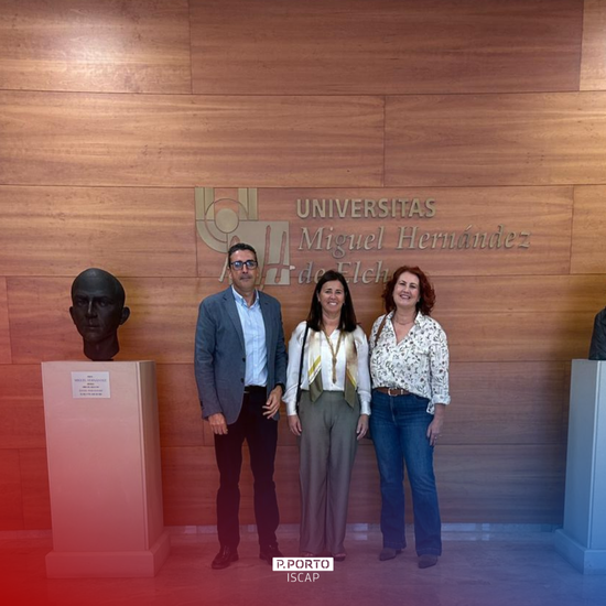Reforço da cooperação internacional entre o ISCAP e a Universidade Miguel Hernández 