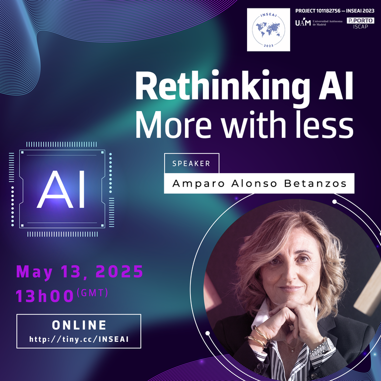 Rethinking AI: More with Less — ISCAP | P.PORTO