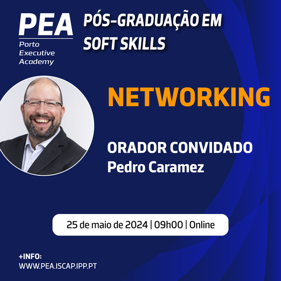 Seminário online sobre NETWORKING com Pedro Caramez
