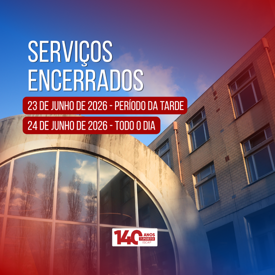 Serviços do ISCAP Encerrados