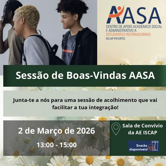 Sessão de Boas-Vindas AASA | 2.º Semestre 2025-2026