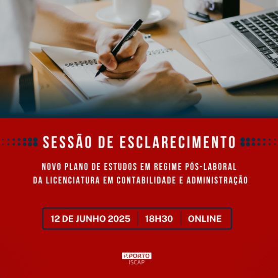 Sessão de Esclarecimento para os estudantes do Regime Pós-Laboral sobre o Novo Plano de Estudos da Licenciatura em Contabilidade e Administração