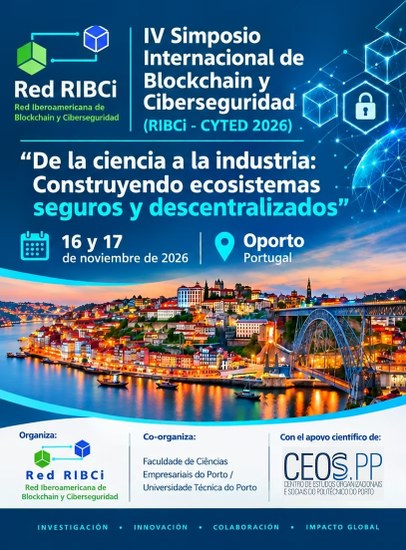 Simpósio Internacional de Blockchain e Cibersegurança – RIBCi–CYTED 2026