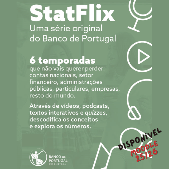 StatFlix, curso e-learning sobre as principais estatísticas da economia portuguesa